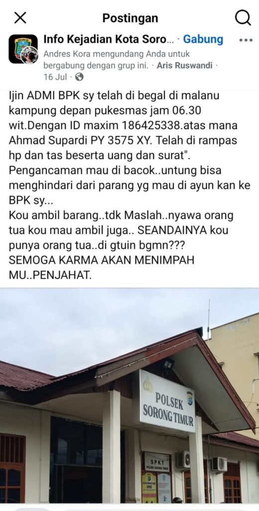 Team Paniki Polsek Sorong Timur Ringkus Spesialis Curas di Malanu 2 178483 520x1024 1