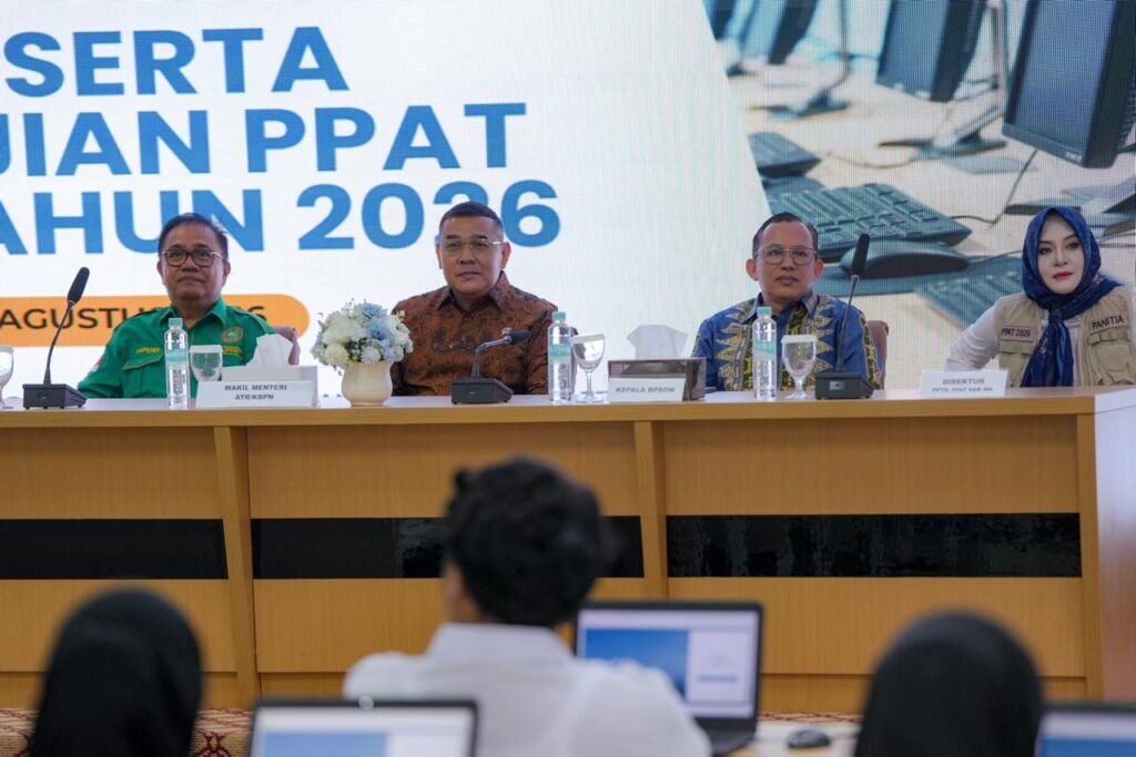 Wamen ATR/BPN Buka Ujian PPAT 2026, Diikuti 7.886 Peserta dari Seluruh Indonesia 7 193471 1024x683 1