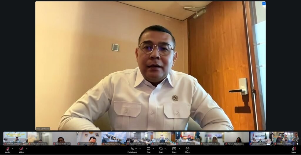 Kementerian ATR/BPN Bahas Transformasi Organisasi, Wamen Ossy Dorong Pendekatan Berbasis Wilayah 2 21118 1024x529 1
