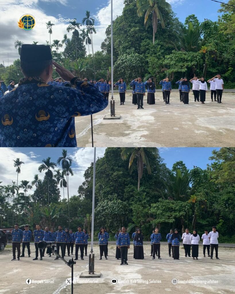 Peringati Harkitnas ke-118, Kantor Pertanahan Sorong Selatan Ajak Pegawai Tingkatkan Semangat Pelayanan 3 39191 819x1024 1