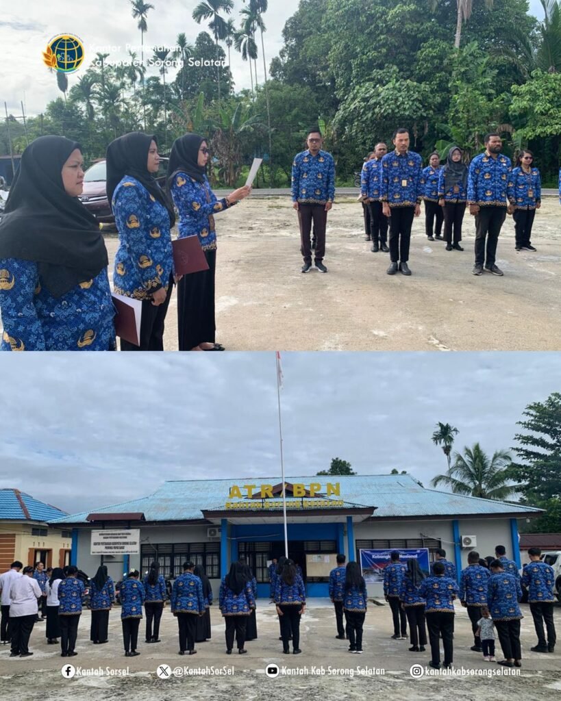 Peringati Harkitnas ke-118, Kantor Pertanahan Sorong Selatan Ajak Pegawai Tingkatkan Semangat Pelayanan 1 39197 819x1024 1