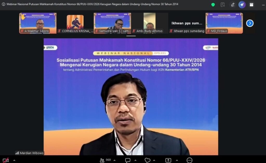 Sekjen ATR/BPN Minta ASN Tak Takut Ambil Keputusan usai Putusan MK Soal Kerugian Negara 2 53192 1024x629 1